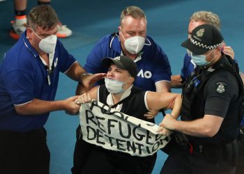 Tremendo susto de Nadal y Medvedev en la final de Australia