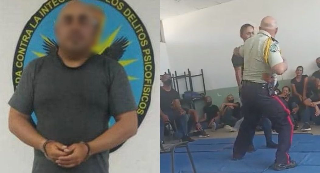 Detenido policía por golpear brutalmente a cadete en un entrenamiento