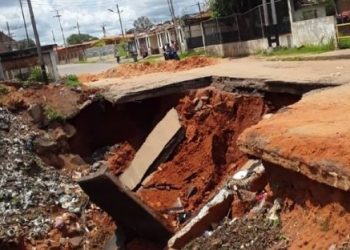 Se desploma puente de «Los Aceitunos» en el estado Bolívar