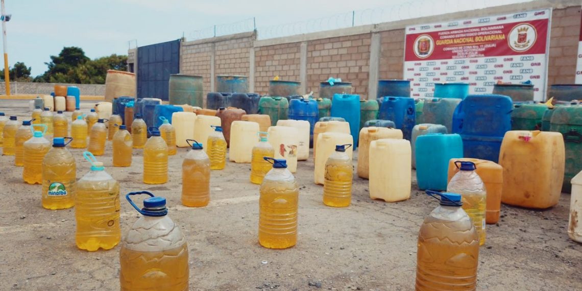 GNB-Zulia desmantela una venta de gasolina de contrabando en Ciudad Lossada