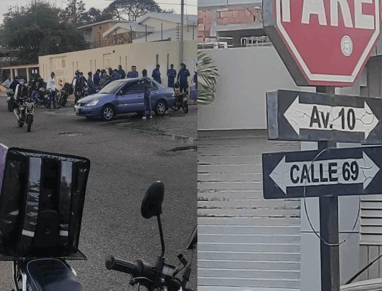 CHOQUE EN LA AVENIDA 10: Un motorizado herido (+VIDEO)