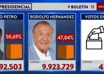 ESCRUTINIO COLOMBIA: CON PETRO GANÓ LA IZQUIERDA