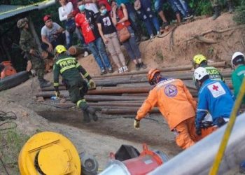 Identifican a tres fallecidos por explosión de mina en Colombia