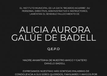 OBITUARIO: Muere ALICIA DE BADELL