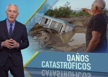 EN FOTO: Asi espera Jorge Ramos la llegada del Huracán Ian