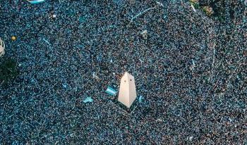 Vea los desastres detrás de las fotos de obelisco argentino