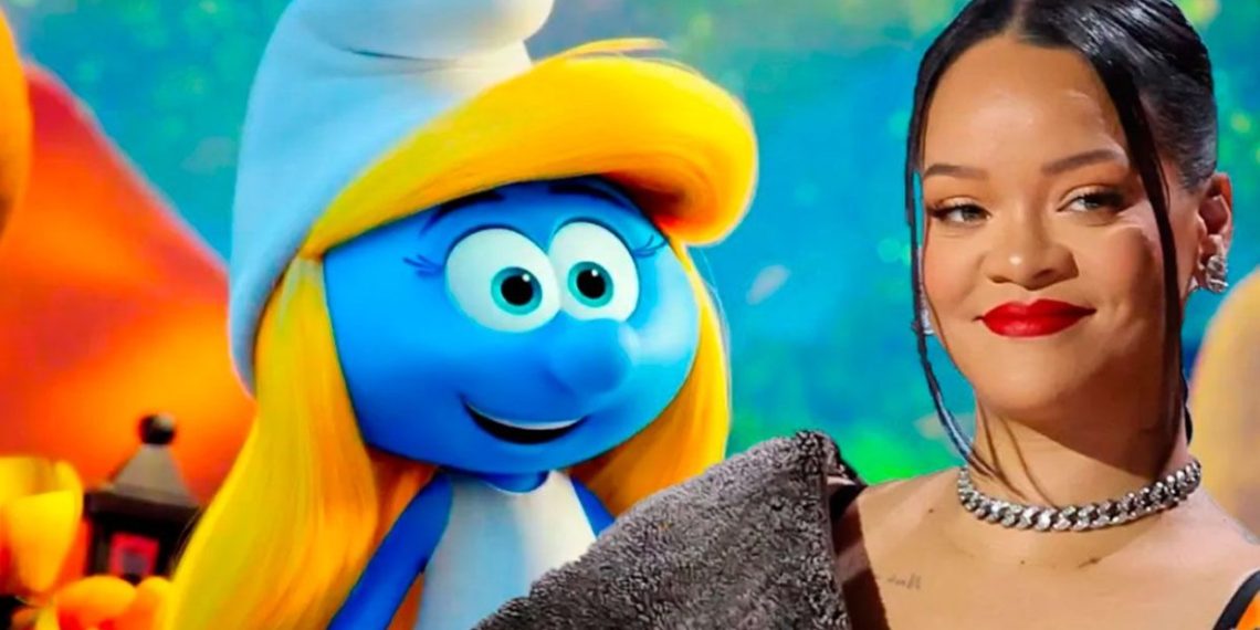 Rihanna será Pitufina en la nueva película de «Los Pitufos»