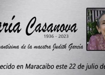 OBITUARIO: Fallece la abuela MARÍA CASANOVA
