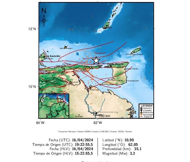 AHORA FUE EN MACURO: Funvisis en alerta sísmica